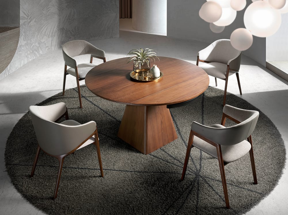 Silla comedor tapizada tela y polipiel - Maisons du Monde