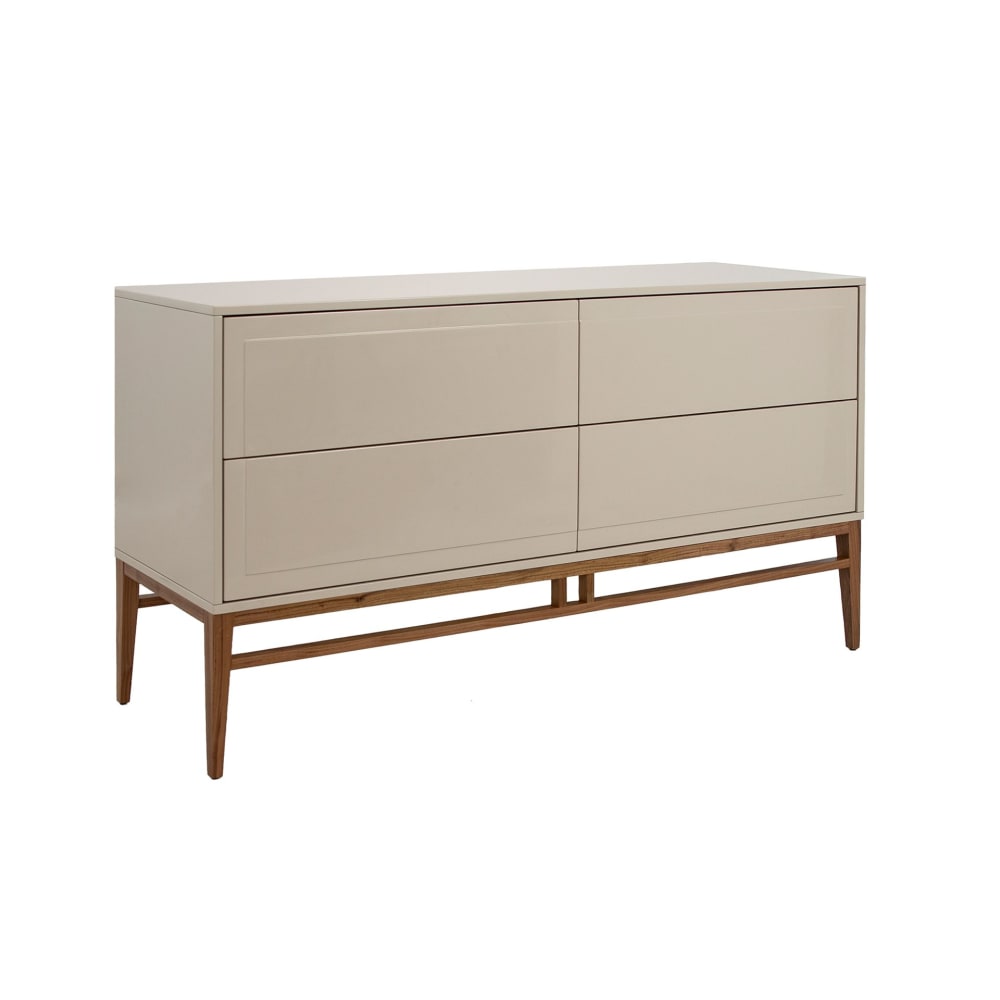 Buffet en bois gris et noyer Buffet en bois gris et noyer
