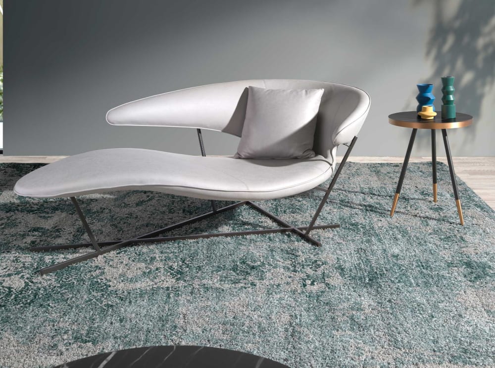 mesa rincon redonda porcelanico marmol negro