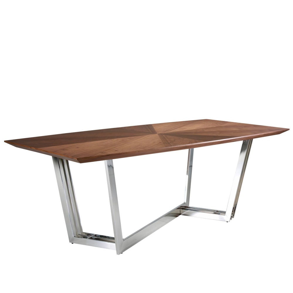 Table à manger effet - acier