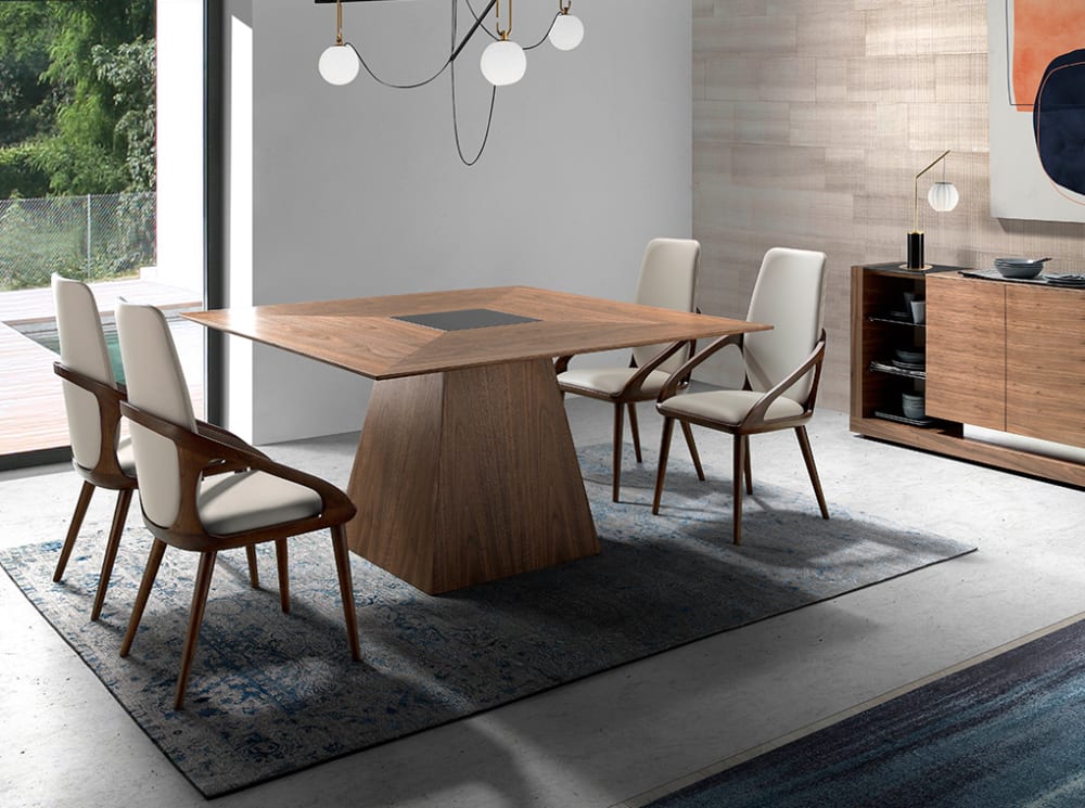 Mesa comedor cuadrada nogal - Maisons du Monde