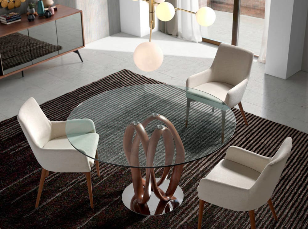 Mesa comedor redonda nogal - Maisons du Monde
