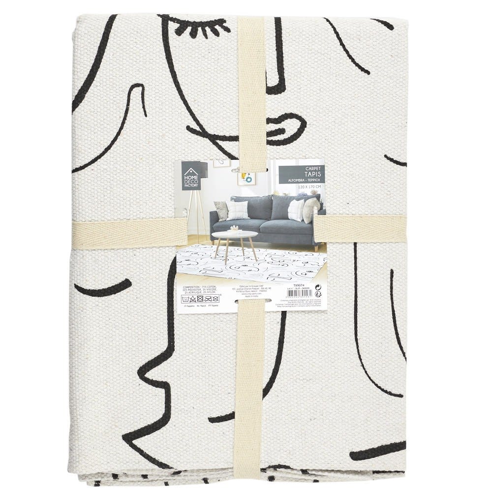 Tapis coton 120x170cm — vue 3