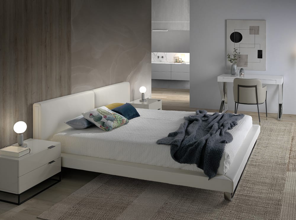 Table de chevet en effet bois gris perle - Maisons du Monde
