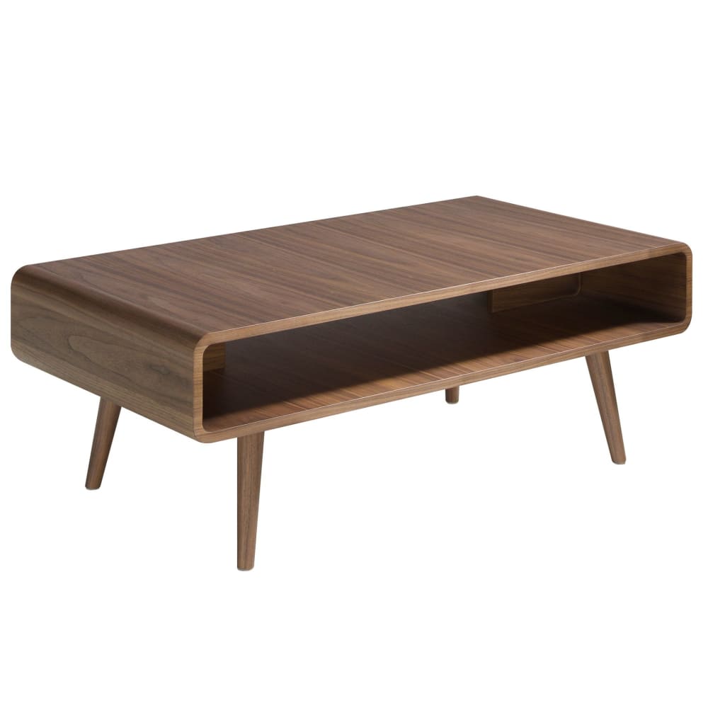 Table basse rectangulaire en noyer Table basse rectangulaire en noyer