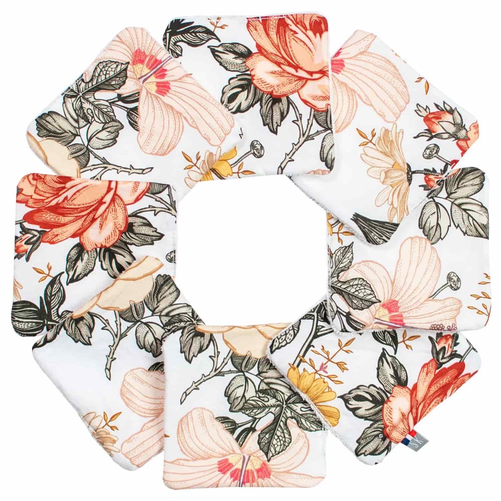 Sevira Kids Wiederverwendbare babytücher aus 100% baumwolle 8 stück néo vintage be style vintage Beige Öko-Tex Zertifikat Baby