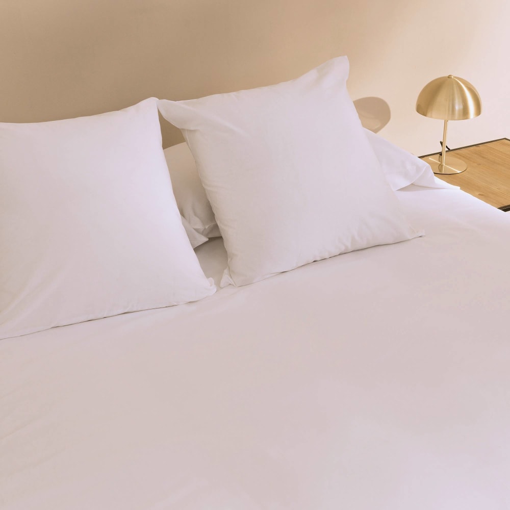 Funda nórdica de algodón orgánico 180hilos color blanco.cama 180-200cm - Maisons du Monde