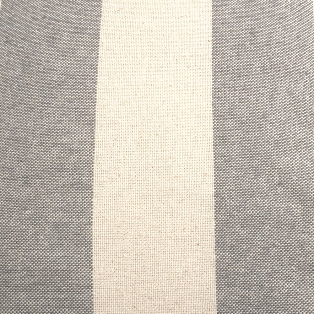 Funda de cojín algodón rayas color gris. 30x50cm - Maisons du Monde