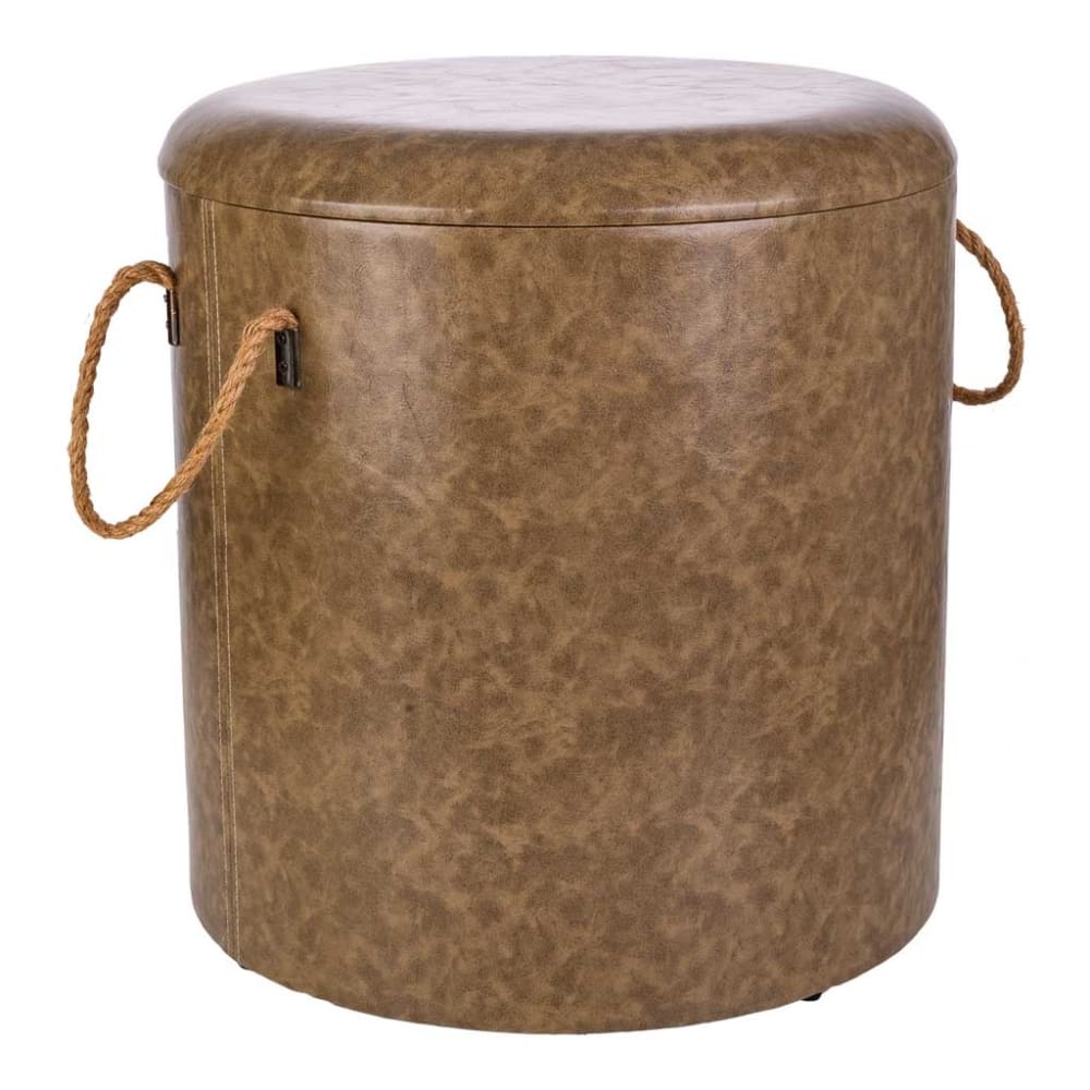 Taburete de madera y canva