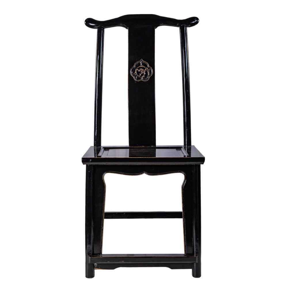 Silla de madera negra 49x42x119/48 - Maisons du Monde