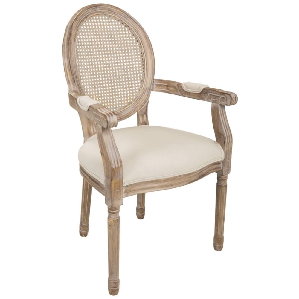 Silla de madera 55x46x96 beige