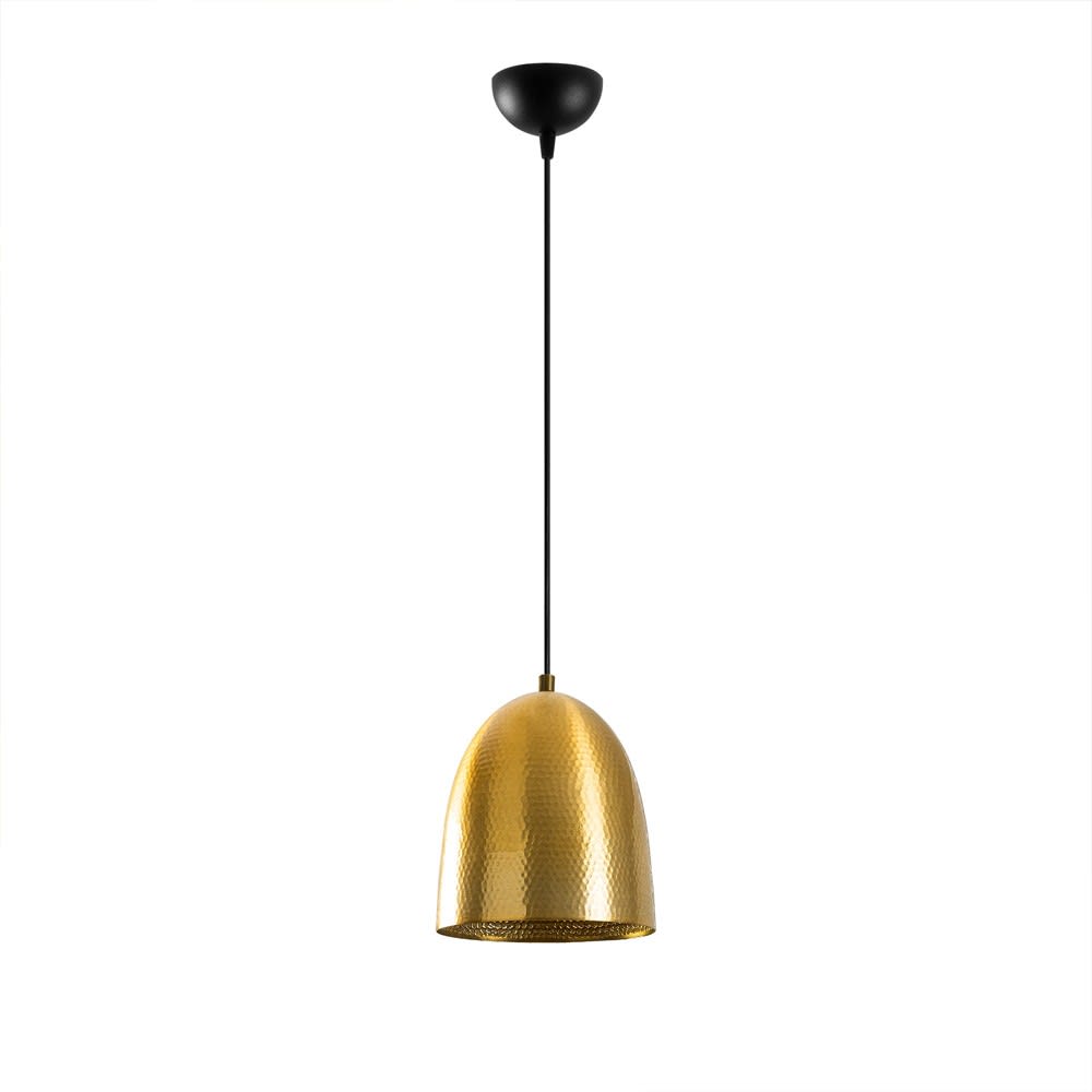 Wonderlamp Deckenleuchte aus goldenem Metall mit geprägtem Dekor style modern - Metall