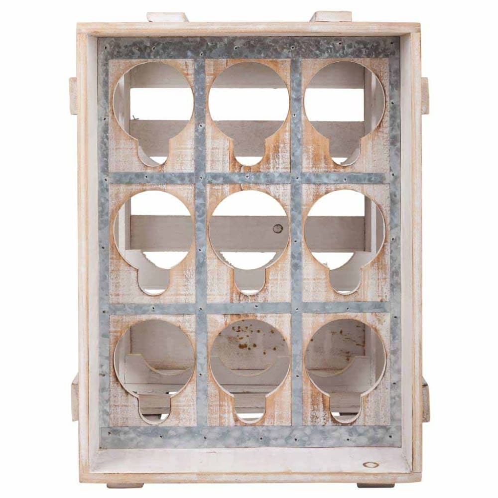 Cajon botellero de madera de 9 botellas - Maisons du Monde
