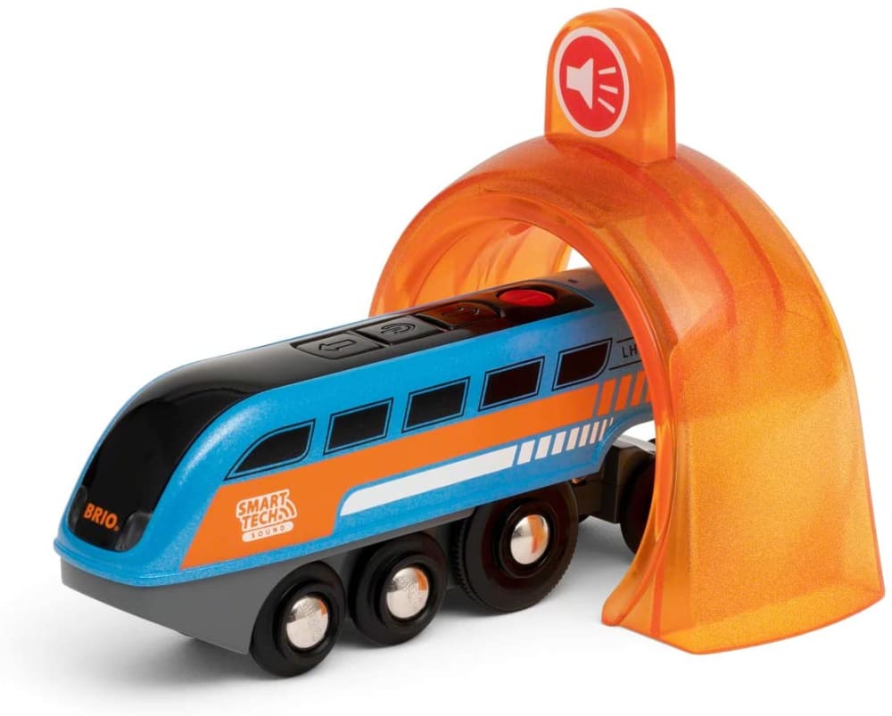 Brio Locomotive à enregistreur vocal style contemporain Bleu Pc - Polycarbonate - 29x15x11cm