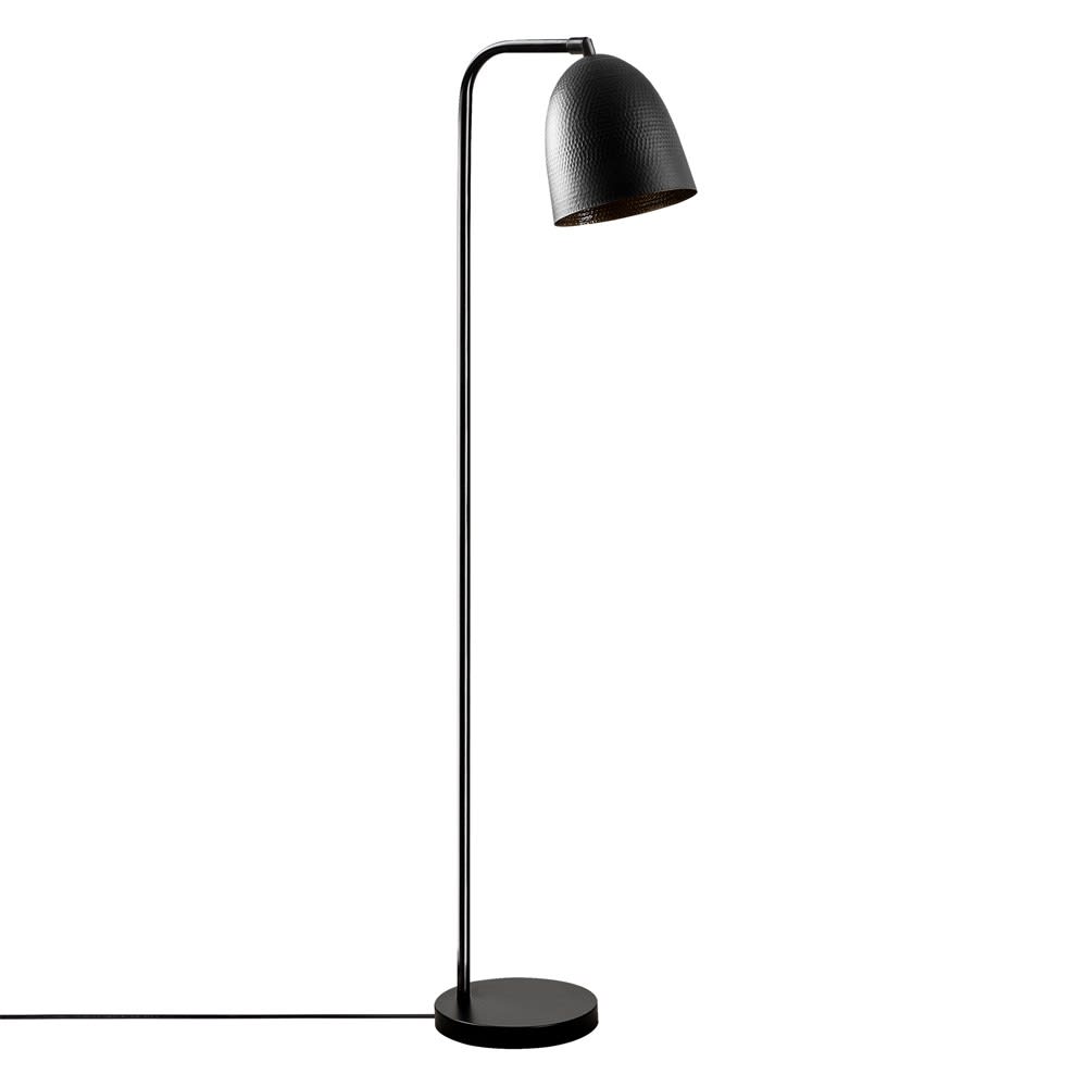 Wonderlamp Schwarze Stehleuchte und verstellbarer Kuppelschirm style modern Schwarz Metall