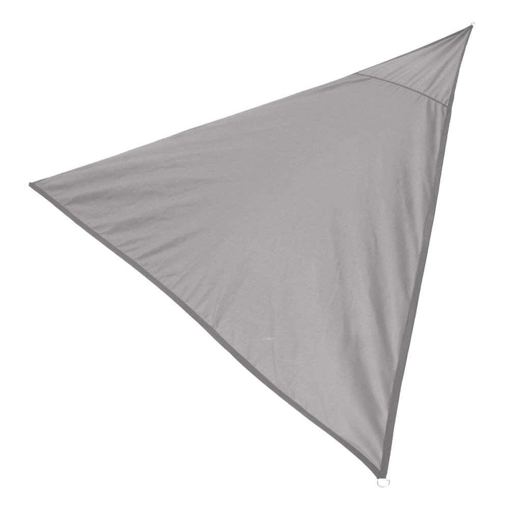 Voile d'ombrage gris 3,6x3,6x3,6m