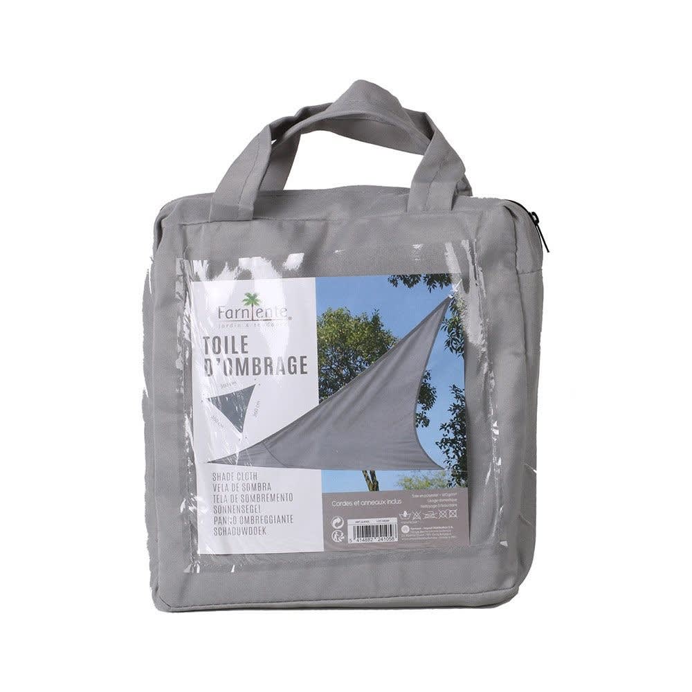 Voile d'ombrage gris 3,6x3,6x3,6m - Maisons du Monde