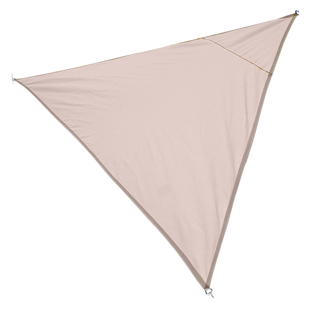 Voile d'ombrage beige 3,6x3,6x3,6m