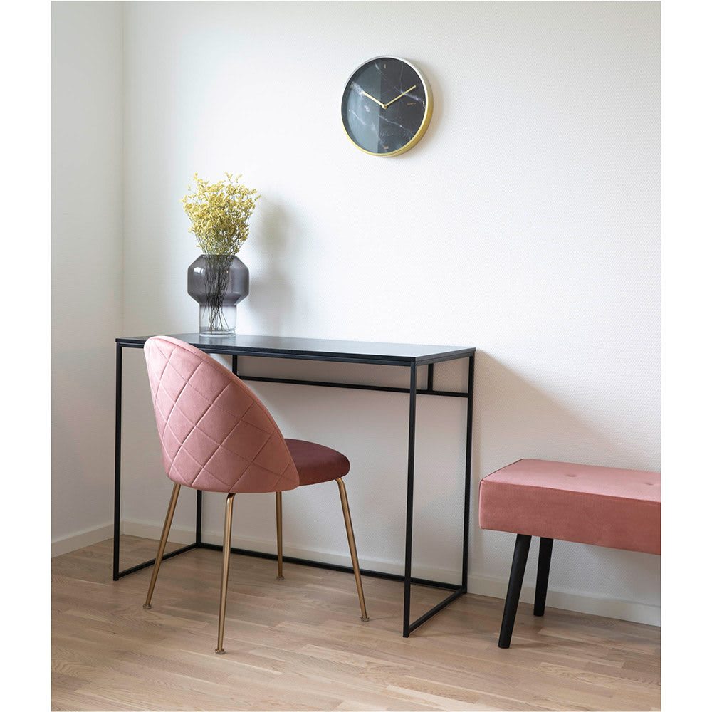 Bureau métal noir L100cm - Maisons du Monde
