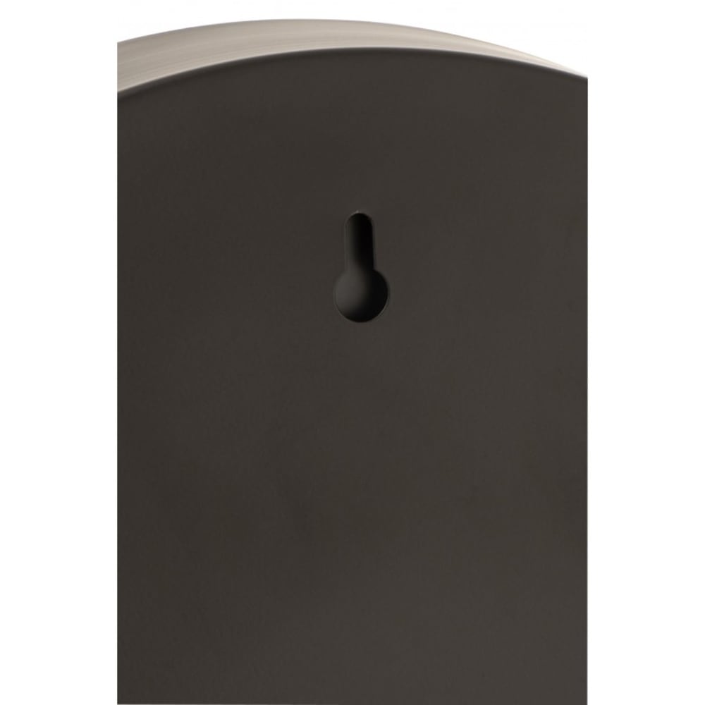 Miroir rond bord métal noir D40cm