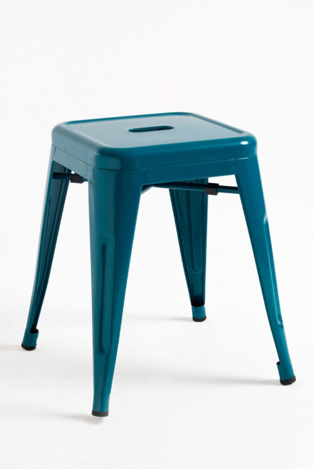 Pack 4 taburetes color verde azulado en acero reforzado - Maisons du Monde