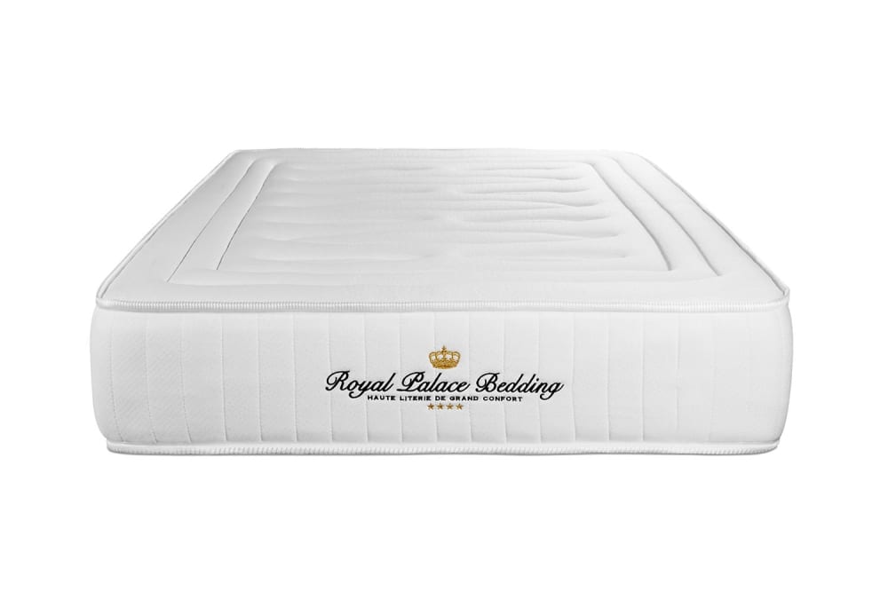 Royal palace bedding Matratze aus Memory-Schaum 120 x 190 cm, weiß, Härtegrad : Sehr fest style modern - Stoff
