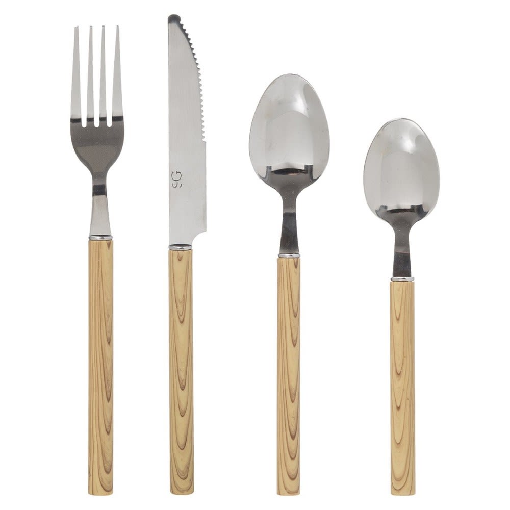 Ménagère inox 24 pièces