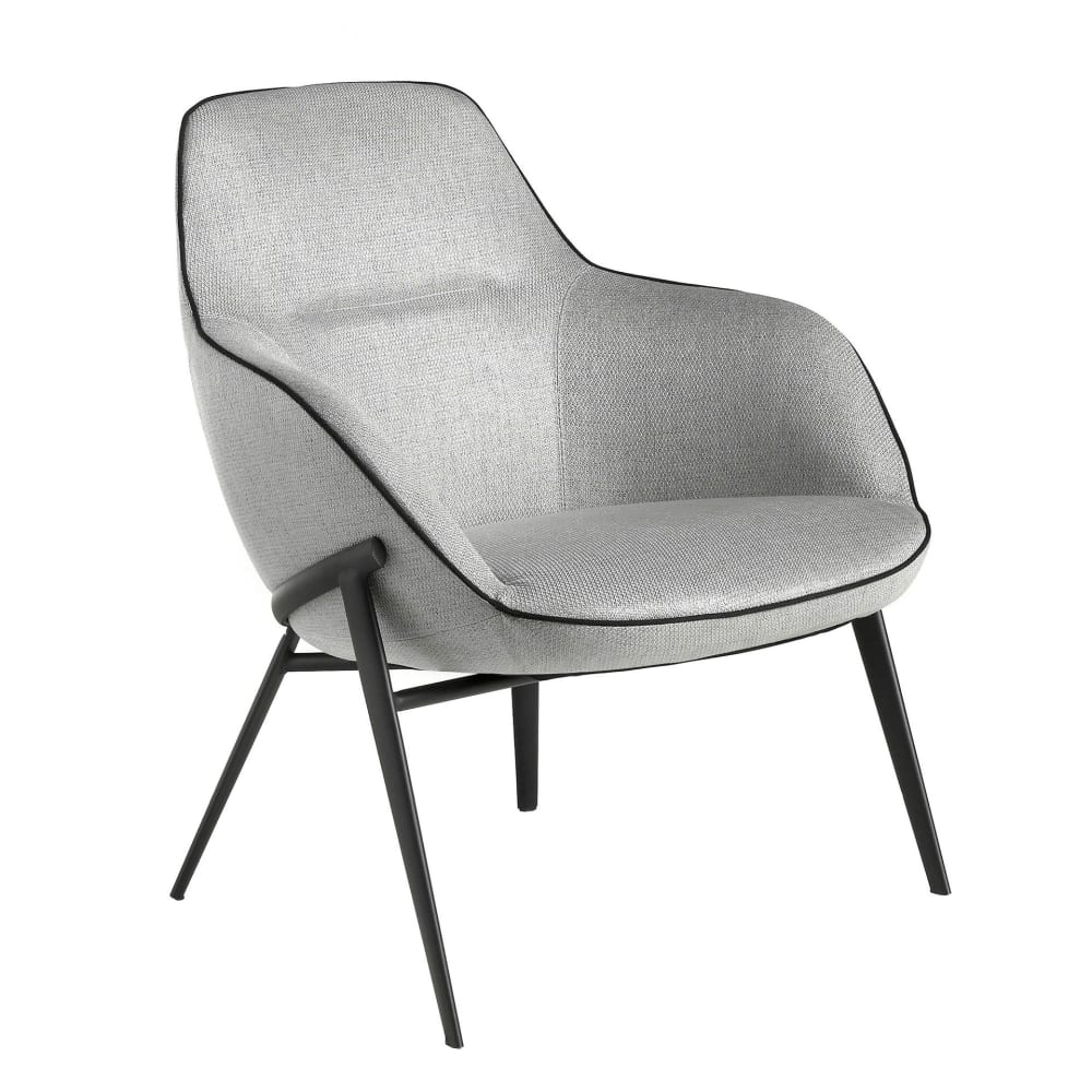 Fauteuil en tissu gris Fauteuil en tissu gris