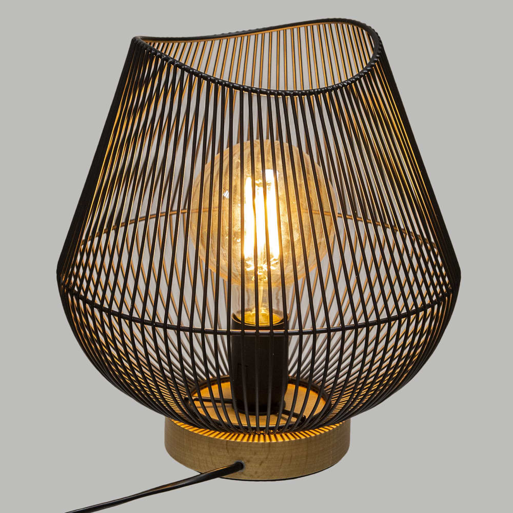 Lampe à poser filaire noire - Maisons du Monde