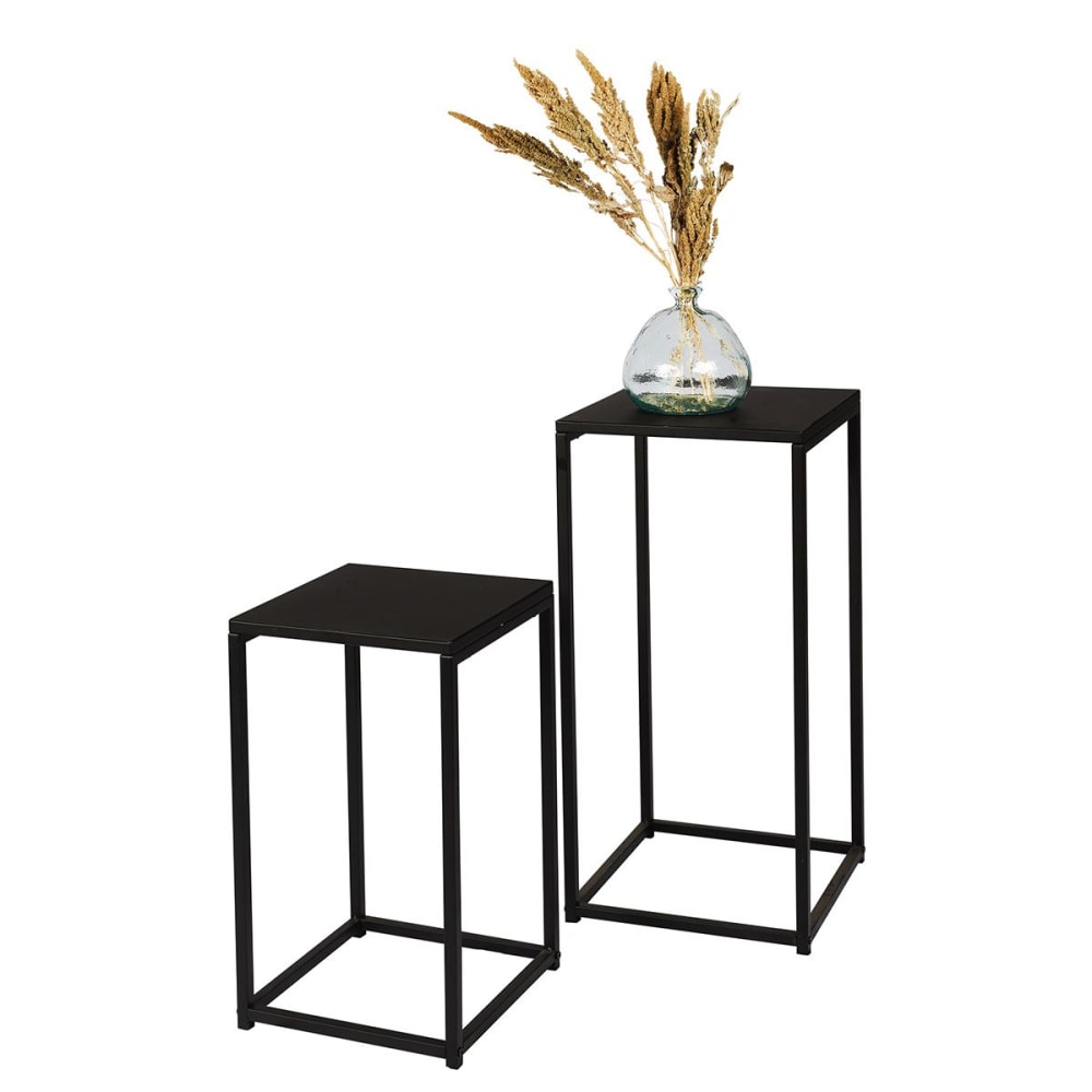 sellettes métal noir