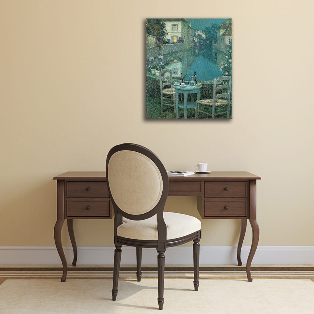 Tableau - Une Petite Table Au Crépuscule - Henri le Sidaner 40x50cm — vue 4