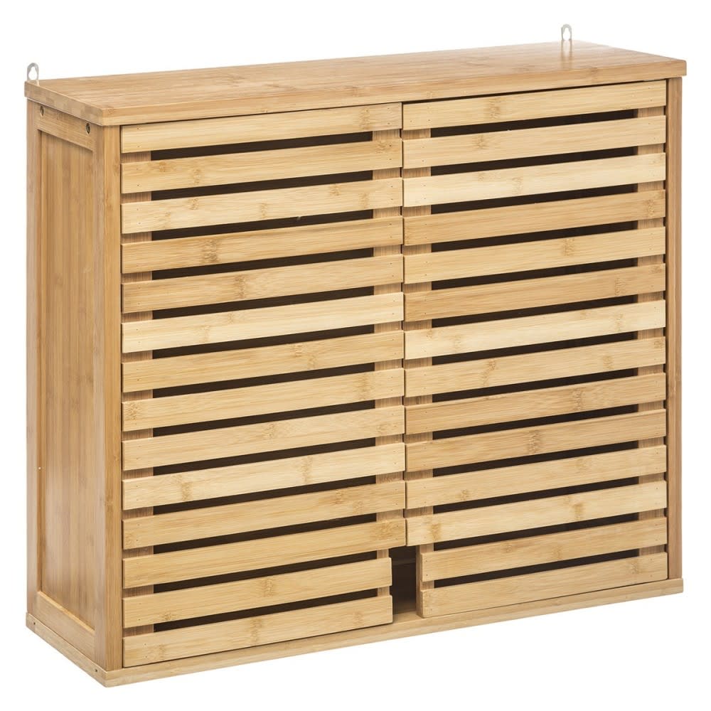 Meuble haut de salle de bain bambou Meuble haut de salle de bain bambou