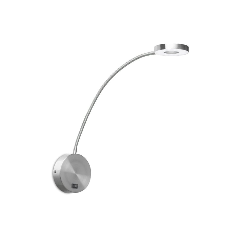 FORLIGHT Luz De Lectura Llit Led 3,3W 4000K Niquel Santinado 133Lm