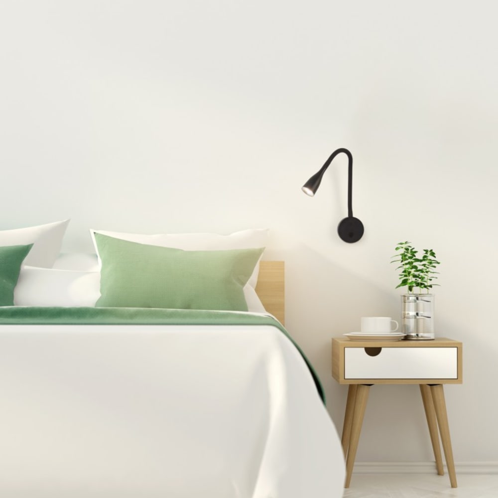 FORLIGHT Luz De Lectura Crobat Led 3,8W 3000K Negro 311Lm - Maisons du Monde
