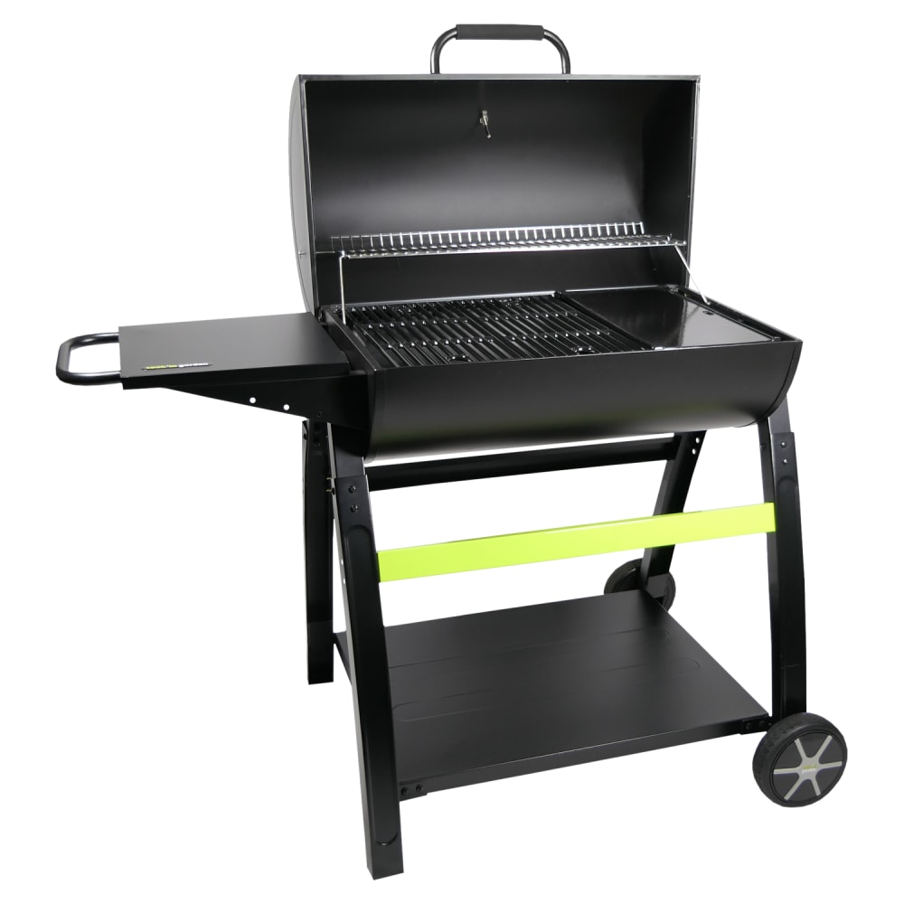 Barbecue au charbon de bois en acier noir
