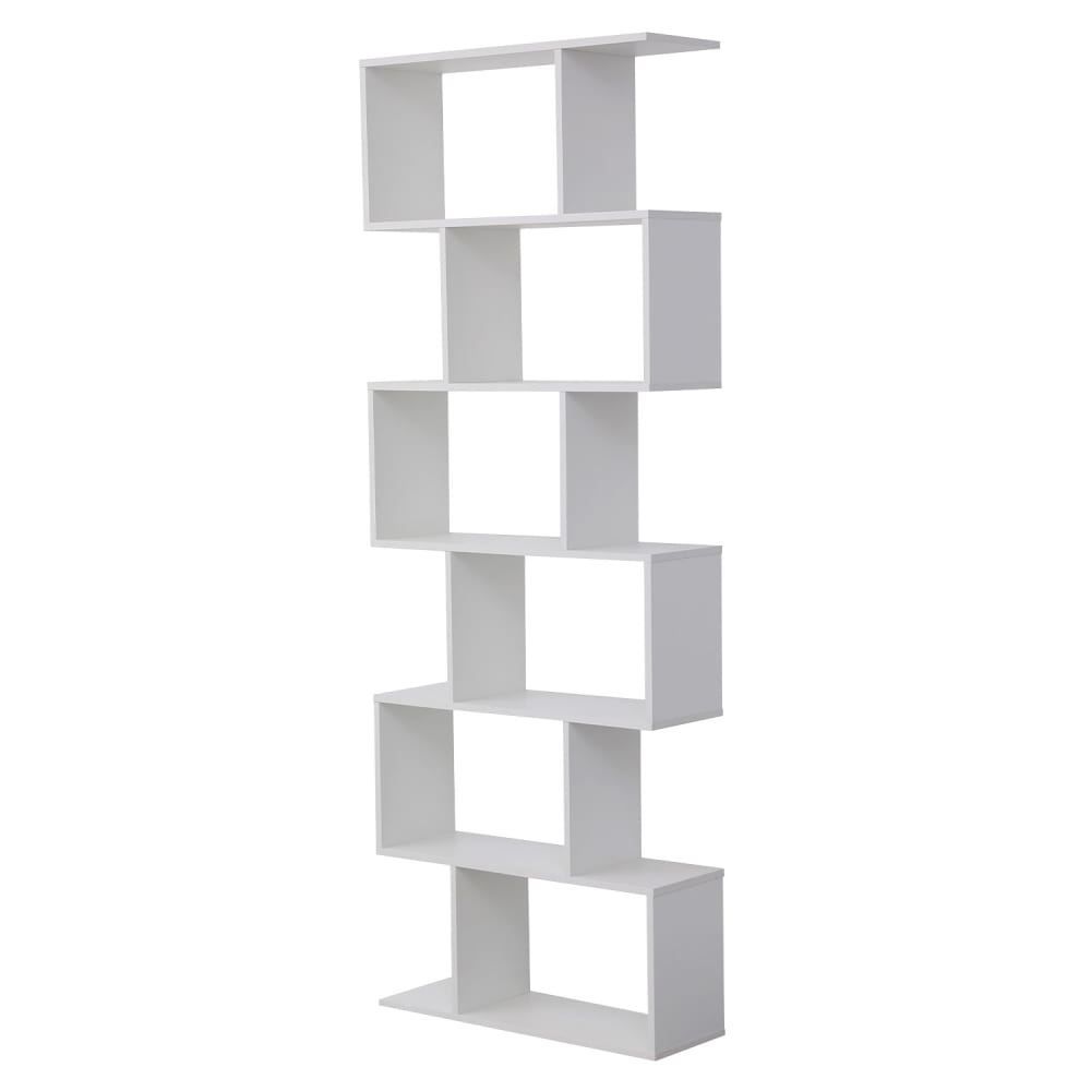 Biblioteca 6 estantes blanca