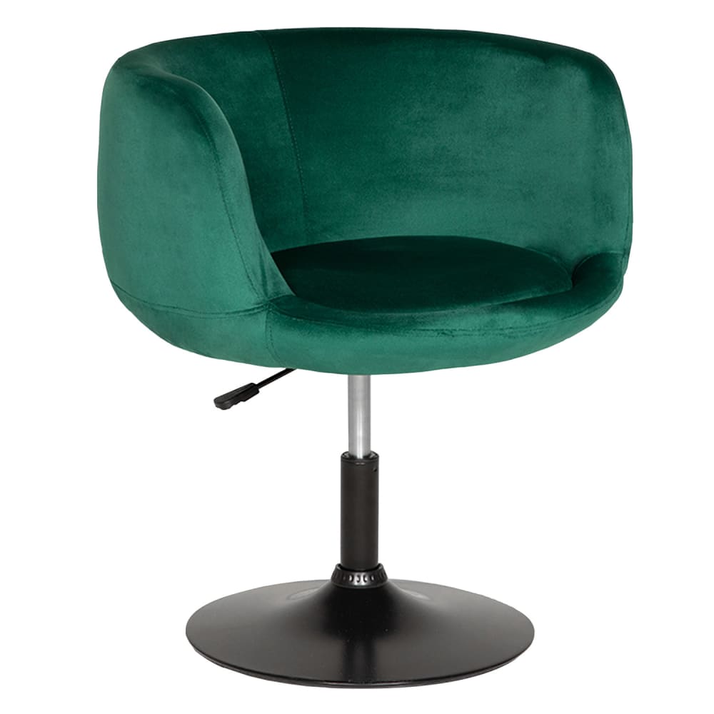 Tabouret de bar en velours vert