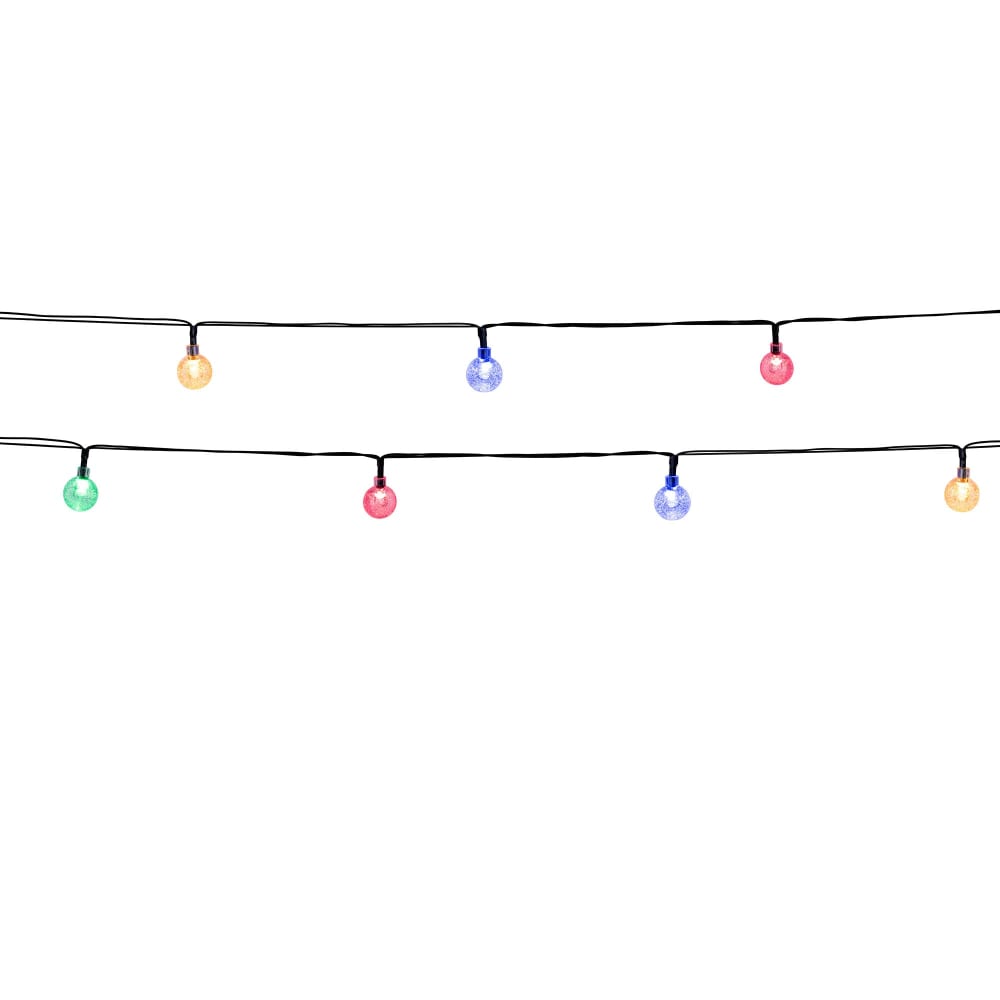 Guirlande solaire plastique multicolore 20led - Maisons du Monde