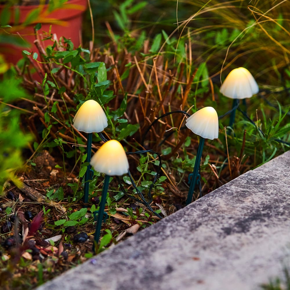 Guirlanda luminiosa de mini setas de 3,8 m