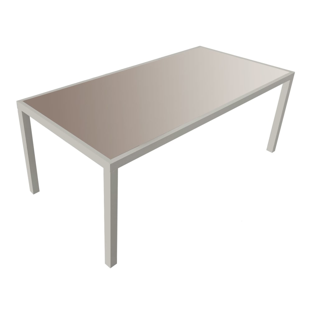 Salon de jardin 8 places en aluminium taupe - Maisons du Monde