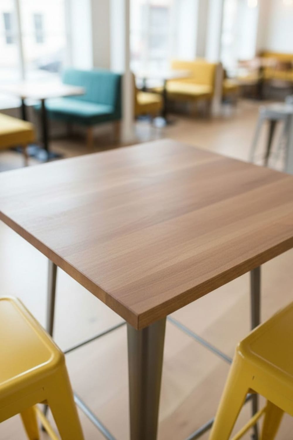 Mesa de madera y acero reforzado para 4-6 personas - Maisons du Monde