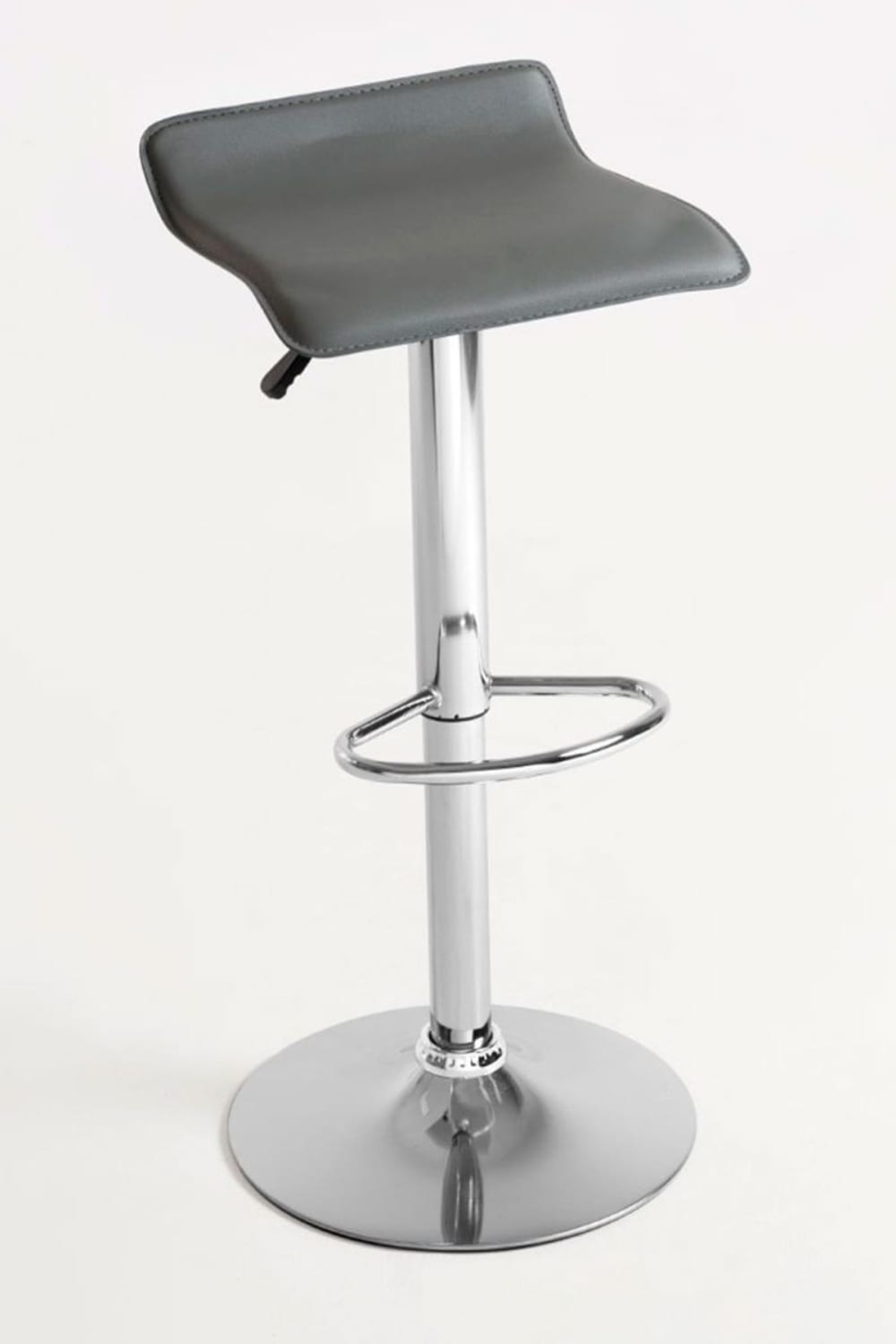 Pack 2 taburetes color gris oscuro en polipiel - Maisons du Monde