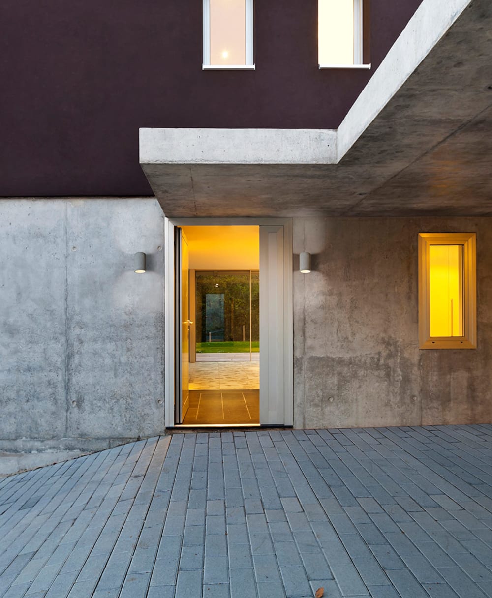 Applique d'extérieur en ciment gris