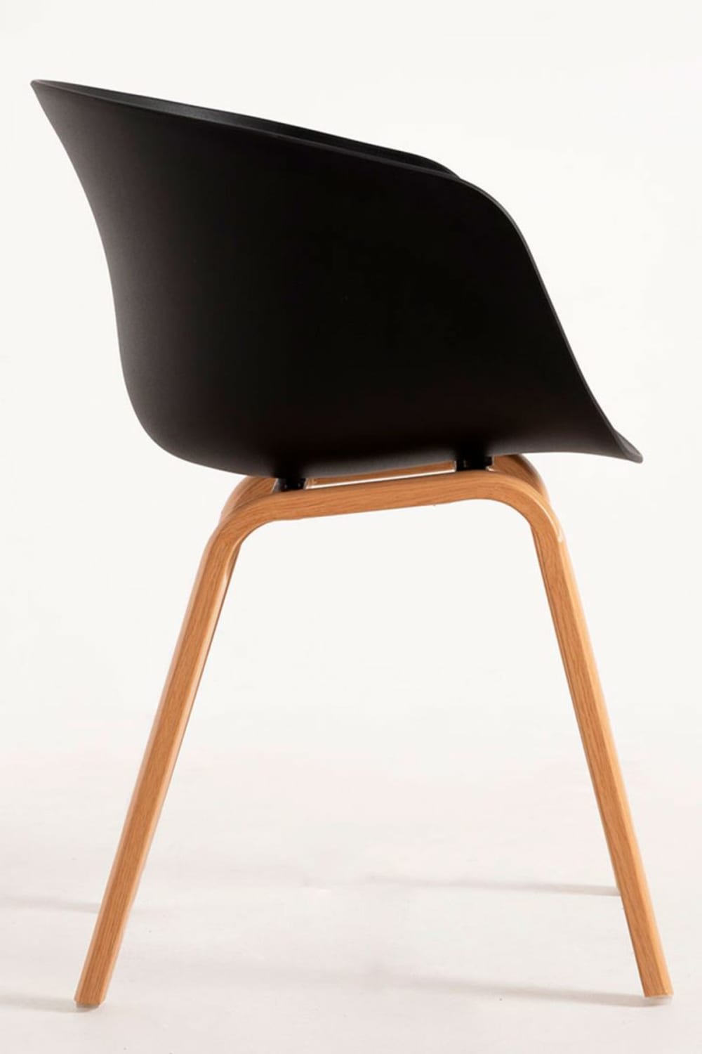 Pack 2 sillas color negro en polipropileno - Maisons du Monde
