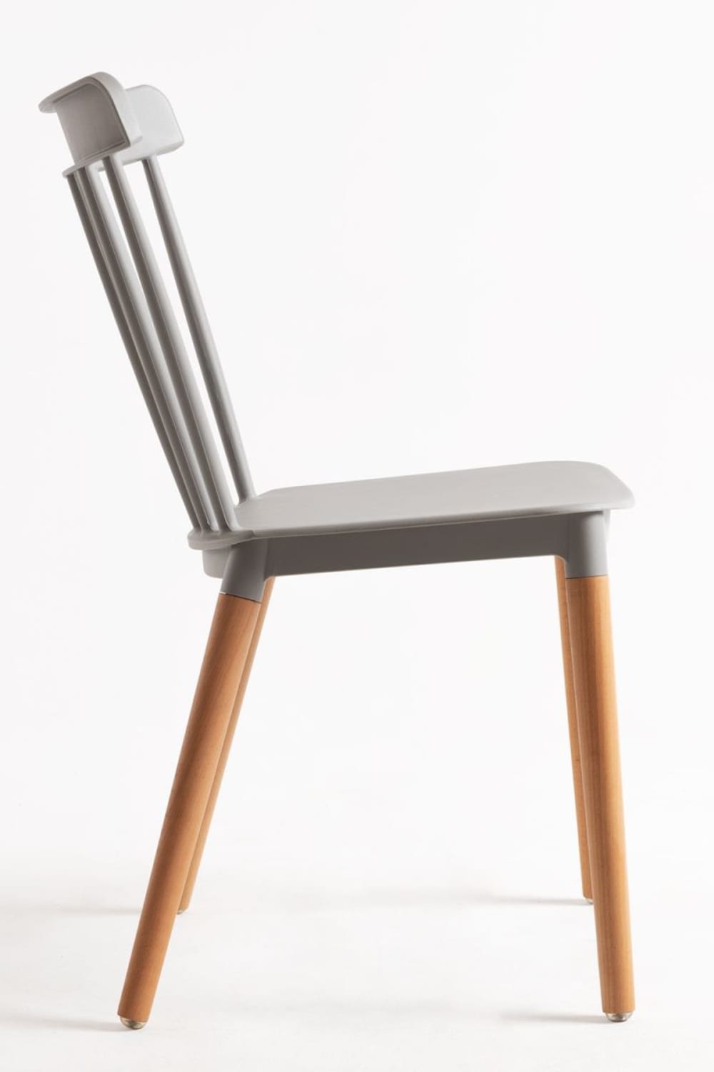 Pack 2 sillas color gris en polipropileno - Maisons du Monde
