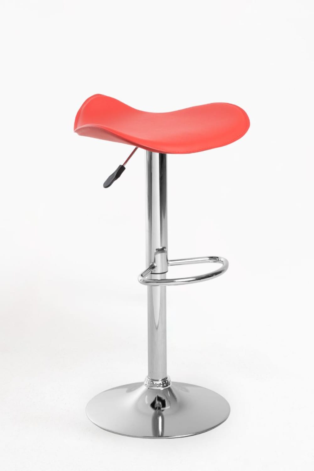 Pack 6 taburetes color rojo en polipiel - Maisons du Monde