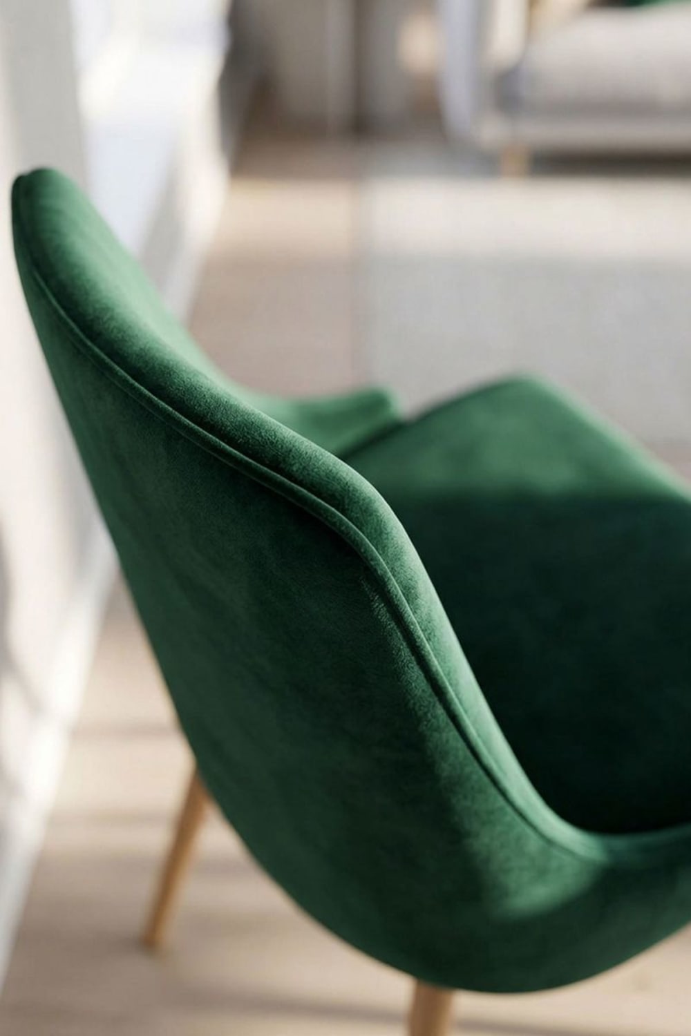Silla en color verde de estilo con - Maisons du Monde