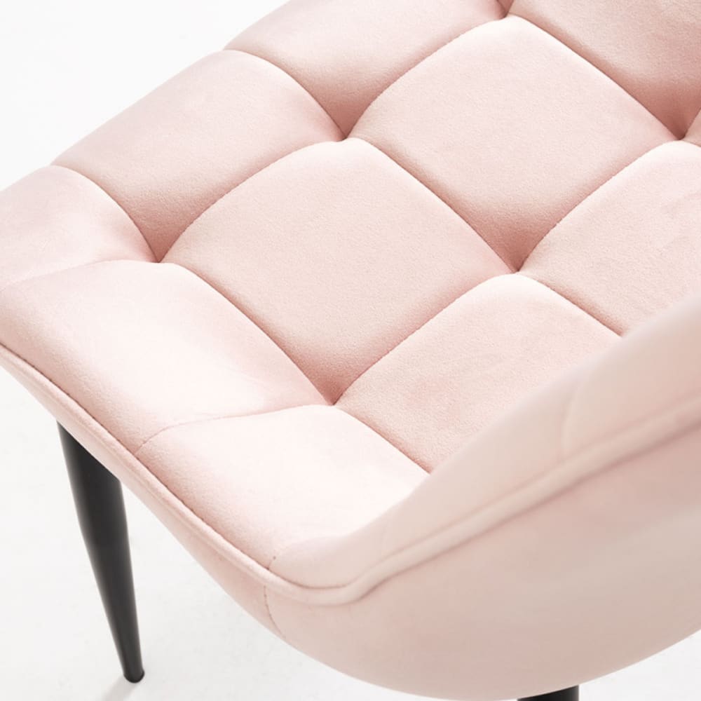 Silla en color rosa de estilo con - Maisons du Monde