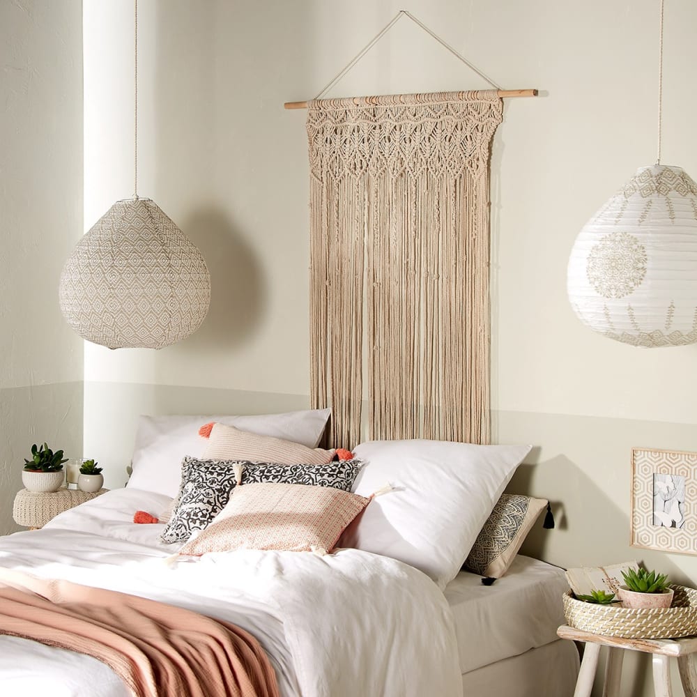 Rideau fil en macramé coton 200x90cm — vue 4