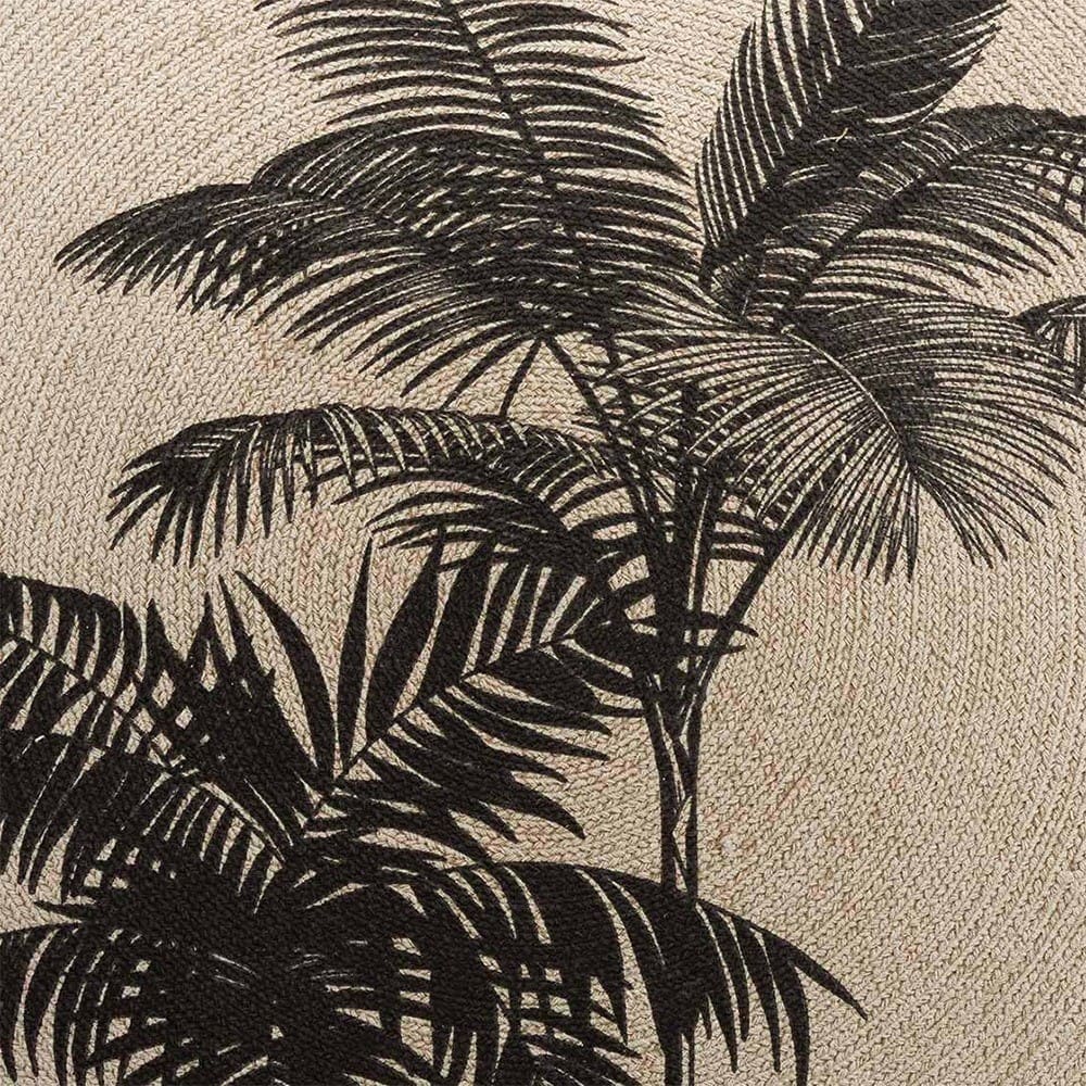 Tapis rond coton nature D120cm - Maisons du Monde